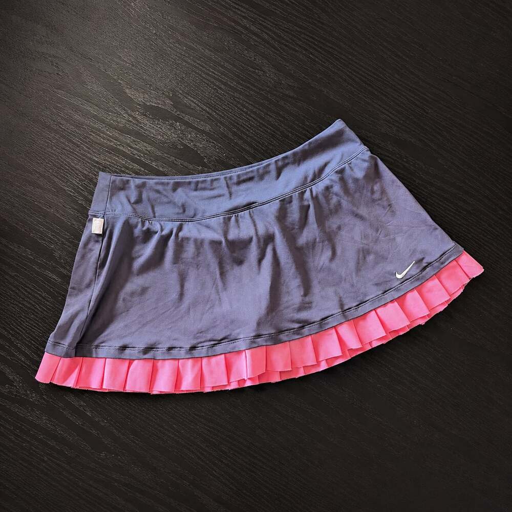 Vintage Nike Dri-FIT Women's Tennis Skort with Pleated Ruffle Hem